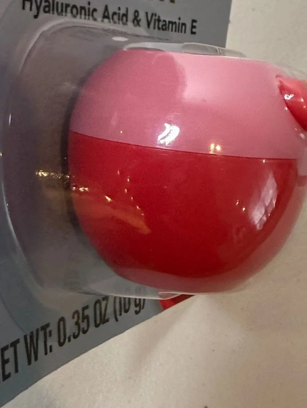 Pink Lip Mask with Hyaluronic Acid & Vitamin E - Strawberry Scented